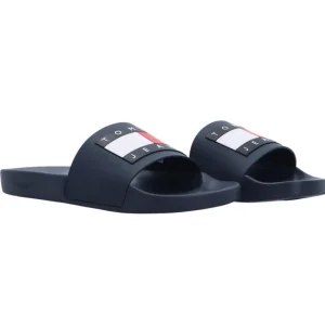Tommy Hilfiger Uomo Scarpe Mare-Pool slide ess Blu