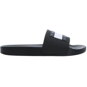 Tommy Hilfiger Uomo Scarpe Mare-Pool slide ess Nero