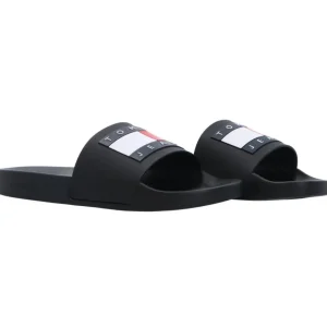 Tommy Hilfiger Uomo Scarpe Mare-Pool slide ess Nero