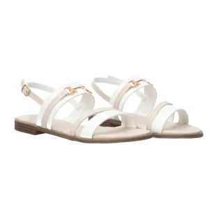 Patrizia Pepe Girl Donna Sandali-PPJ291 Ecopelle f.do gomma Beige