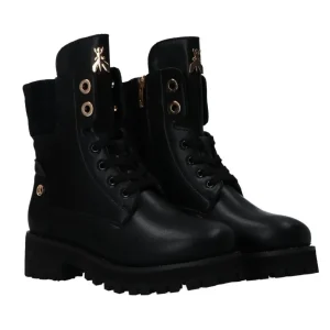 Patrizia Pepe Girl Donna Anfibi-PPJ884 PPJ934 VITELLO PALISSON Nero metallic