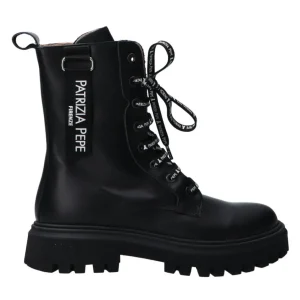 Patrizia Pepe Girl Donna Stivaletti E Stivali-PPJ732 Vitello natural Nero