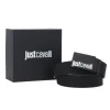 Just Cavalli Uomo Cinture-75QA6F10 VITELLO LOGO Nero