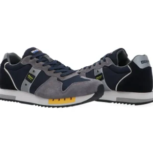 Blauer USA Uomo Sneakers-QUEENS01 MES Blu