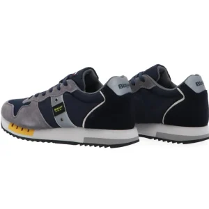 Blauer USA Uomo Sneakers-QUEENS01 MES Blu