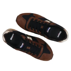 Blauer USA Uomo Sneakers-QUEENS01 MES Marrone