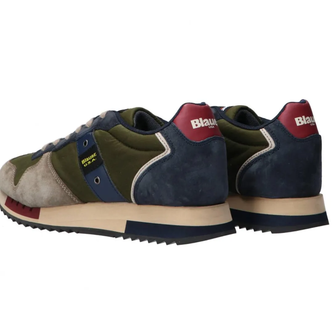 queens_wax_verde_3.webp Blauer USA Uomo Sneakers-Queens01 wax Verde