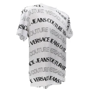 Versace Uomo T-Shirt-R ALL OVER T-SHIRT JERS MONOGRAM Bianco