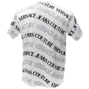 Versace Uomo T-Shirt-R ALL OVER T-SHIRT JERS MONOGRAM Bianco