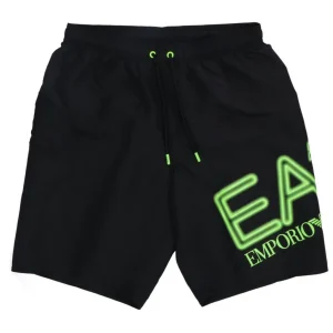 Emporio Armani Abbigliamento Costume-4R736 WATERSPORT BERMUDA Nero