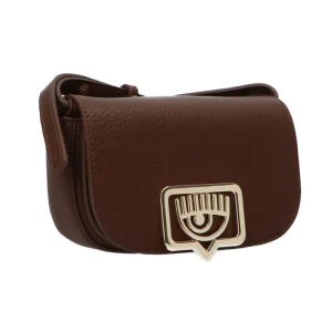 Chiara Ferragni Donna Borse Tracolla-RANGE B EYELIKE GRAINY Marrone