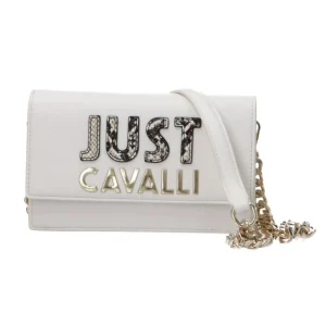 Just Cavalli Donna Borse Tracolla-RANGE C CUT SOFT NAPPA Bianco