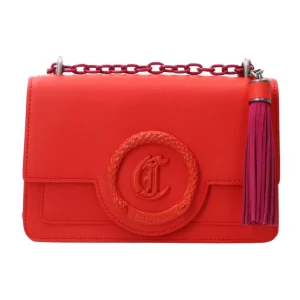 Just Cavalli Donna Borse Tracolla-Range Z new metal circle Rosso corallo