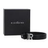 Richmond Donna Cinture-REAL LEATHER BELT BROGELOS Nero