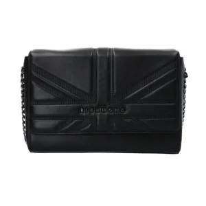 Richmond Donna Borse Tracolla-REAL LEATHER SHOULDER BAG DORICO Nero