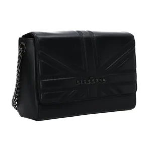 Richmond Donna Borse Tracolla-REAL LEATHER SHOULDER BAG DORICO Nero