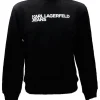 Karl Lagerfeld Uomo Felpe-REG ESSENTIAL LOGO 246D1808 Nero