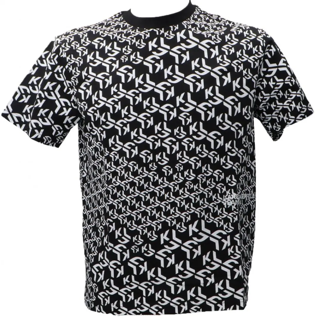 reg_monogram_tee_d_nero_0.webp Karl Lagerfeld Uomo T-Shirt-REG MONOGRAM TEE 246D1704 Nero