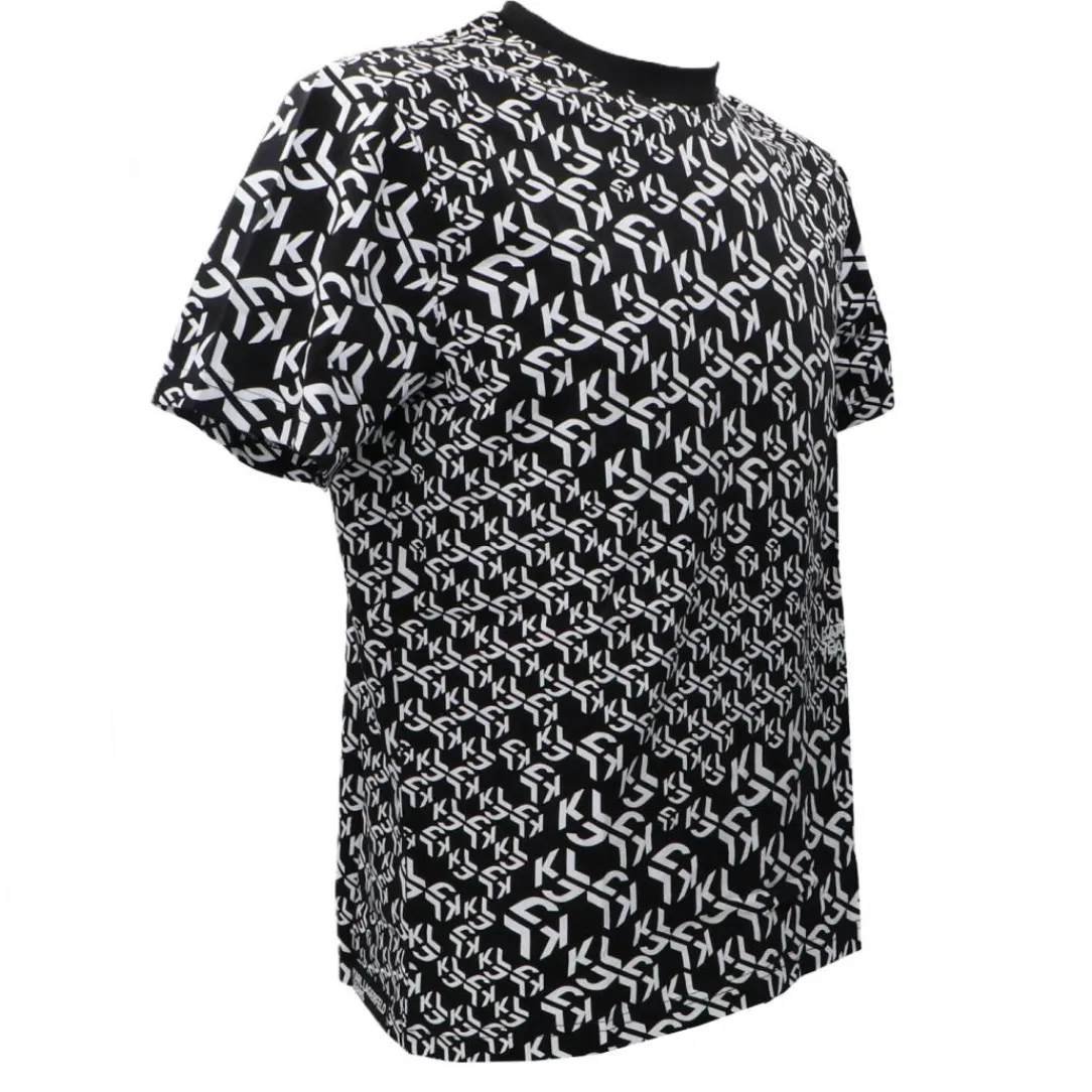 reg_monogram_tee_d_nero_1.webp Karl Lagerfeld Uomo T-Shirt-REG MONOGRAM TEE 246D1704 Nero