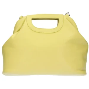 Gaelle Paris Donna Borse A Mano-REG SHOULDER STRAP con nastro laserato Gialle