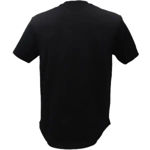 Karl Lagerfeld Uomo T-Shirt-REGULAR CURVED HEM TEE 245D1705 Nero
