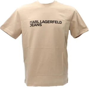 Karl Lagerfeld Uomo T-Shirt-REGULAR KLJ 235D1707 Beige