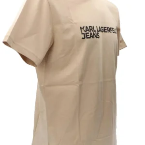 Karl Lagerfeld Uomo T-Shirt-REGULAR KLJ 235D1707 Beige