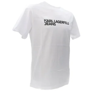 Karl Lagerfeld Uomo T-Shirt-REGULAR KLJ 235D1707 Bianco