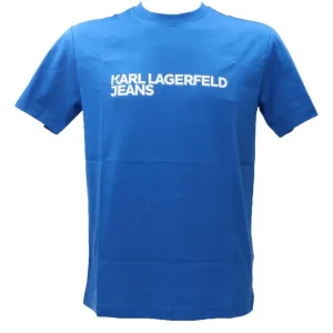 Karl Lagerfeld Uomo T-Shirt-REGULAR KLJ 235D1707 Blu