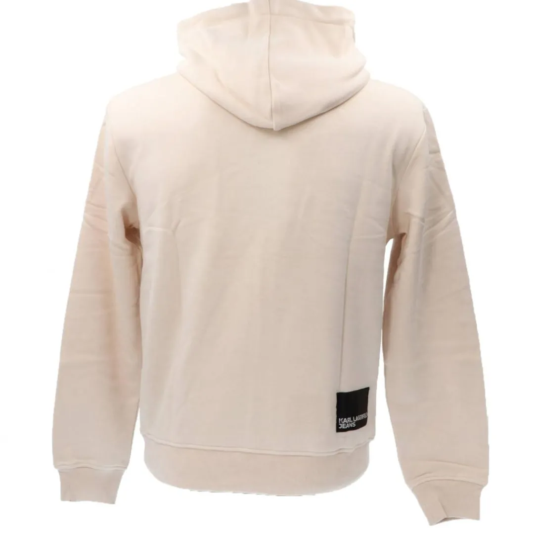 regular_logo_hoodie_d_bei_2.webp Karl Lagerfeld Uomo Felpe-REGULAR LOGO HOODIE 240D1809 Beige