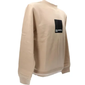 Karl Lagerfeld Uomo Felpe-REGULAR LOGO SWEAT 231D1804 Beige