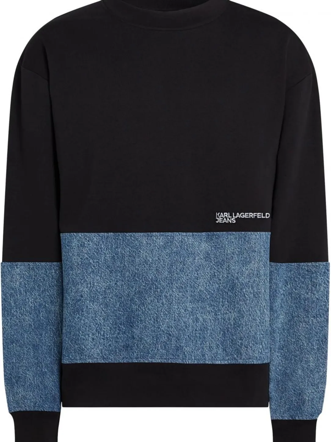 relaxed_denim_mix_sweat_d_0.webp Karl Lagerfeld Uomo Felpe-RELAXED DENIM MIX SWEAT 246D1807 Nero
