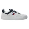Tommy Hilfiger Uomo Sneakers-Retro Basket cupsole tumble Blu