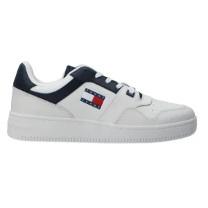 Tommy Hilfiger Uomo Sneakers-Retro Basket cupsole tumble Blu