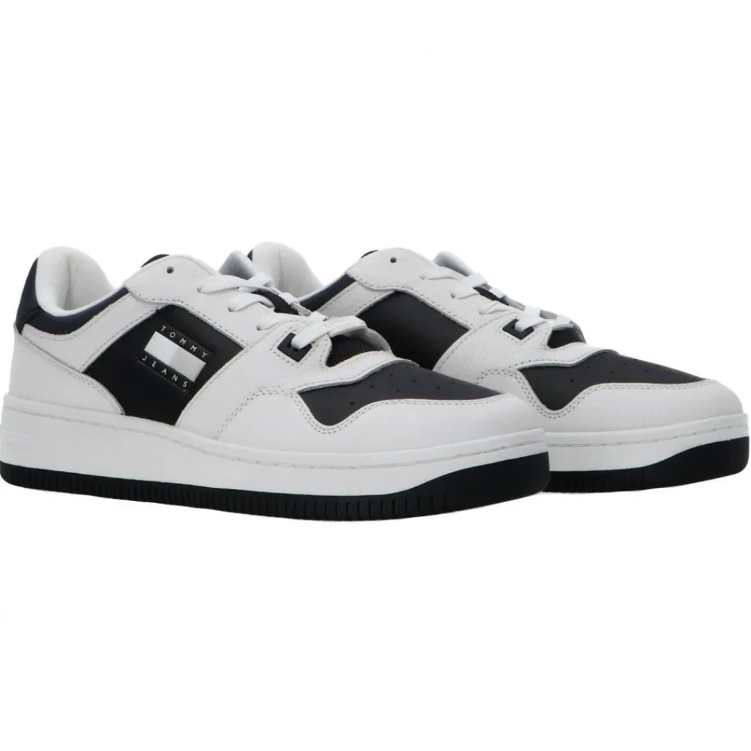 retro_basket_cupsole_tumb_1-3.webp Tommy Hilfiger Uomo Sneakers-Retro Basket cupsole tumble Bianco Nero