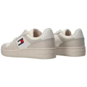 Tommy Hilfiger Uomo Sneakers-Retro Basket cupsole tumble Beige