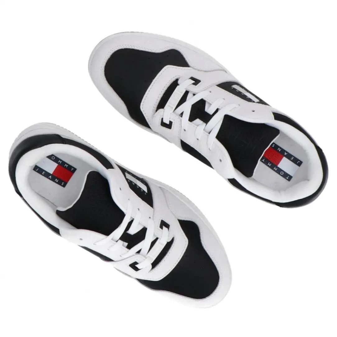 retro_basket_cupsole_tumb_4-3.webp Tommy Hilfiger Uomo Sneakers-Retro Basket cupsole tumble Bianco Nero