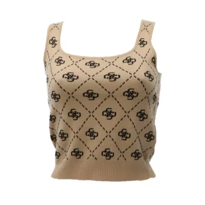 Guess Donna Canotte-SARAH 4G BRALETTE Beige