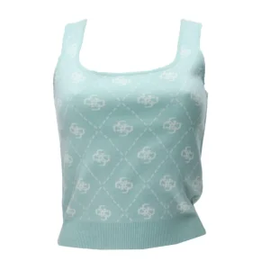 Guess Donna Canotte-SARAH 4G BRALETTE Verde Acqua