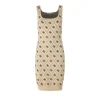 Guess Donna Vestiti-SARAH 4G DRESS Beige
