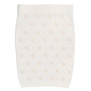 Guess Donna Gonna-SARAH 4G SKIRT Bianco