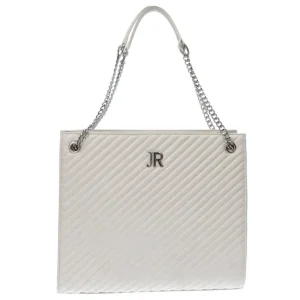 Richmond Donna Borse A Spalla-SHOPPING BAG KLEEBE Bianco panna