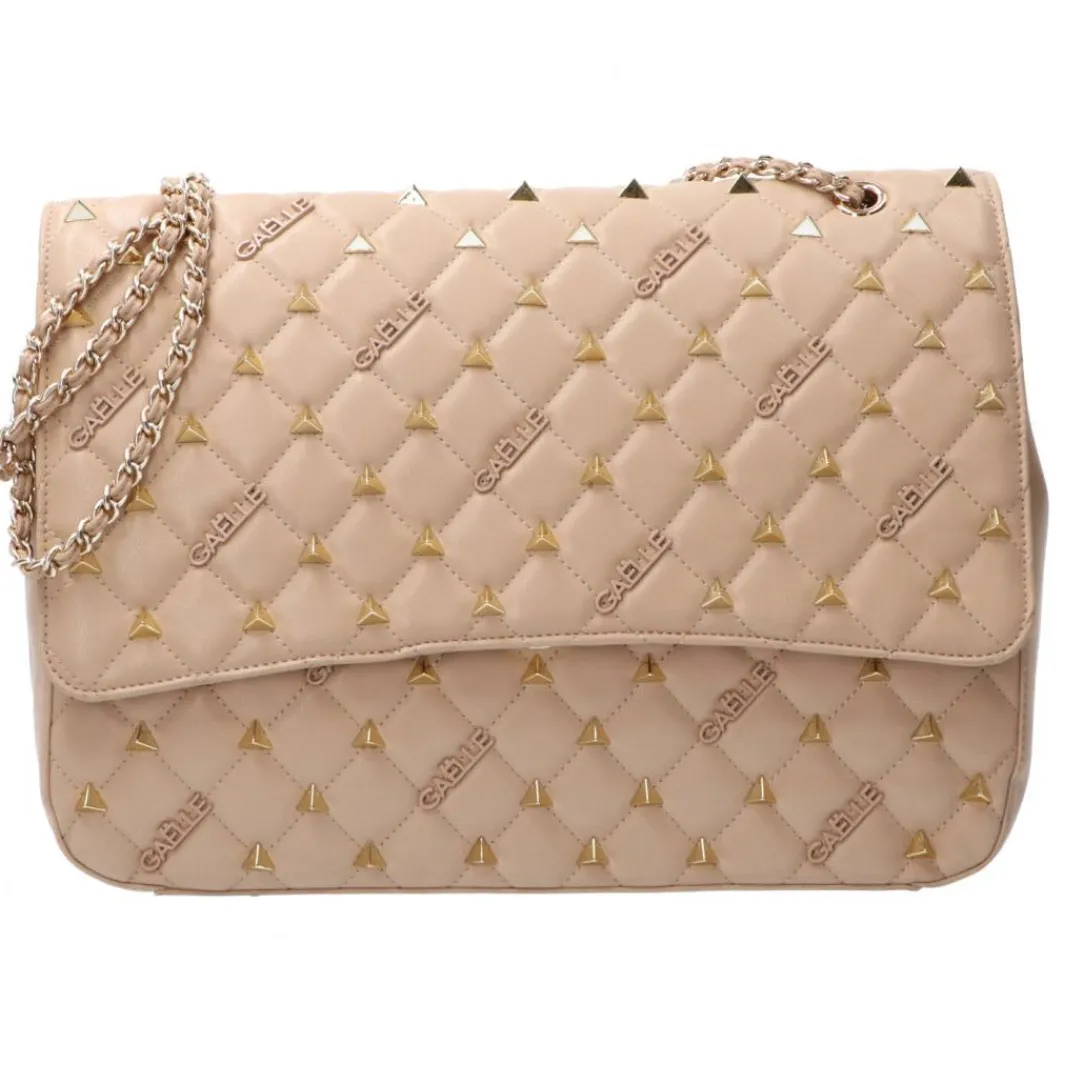 shoulder_strap_matelasse__0-1.webp Gaelle Paris Donna Borse A Mano-Shoulder strap matelasse GBADP4186 Beige