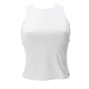 Guess Donna Canotte-SL MORA CUT OUT BACK TOP Bianco