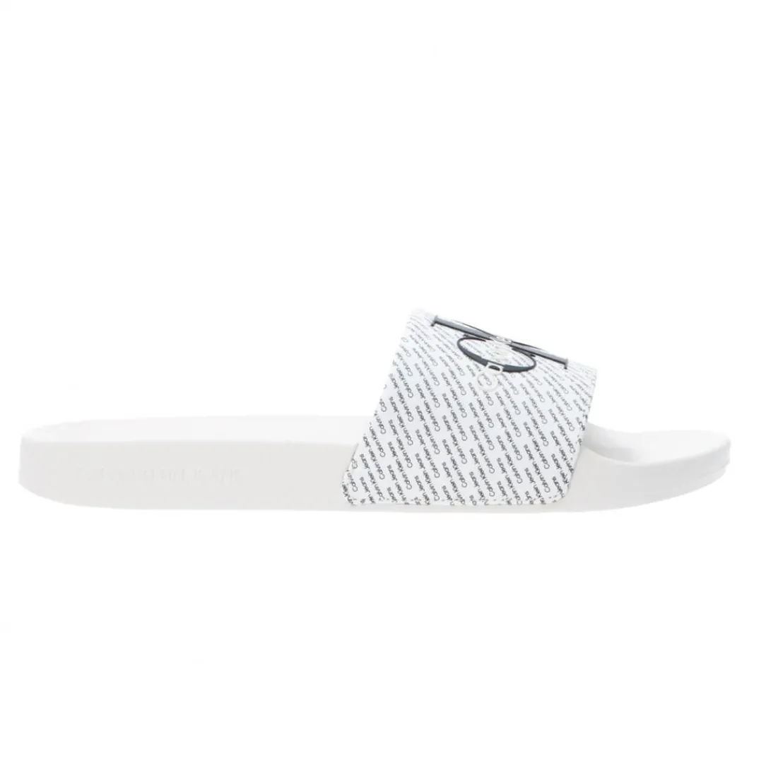 slide_aop_bianco_0.webp Calvin Klein Uomo Scarpe Mare-SLIDE AOP Bianco