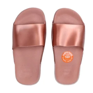 Havaianas Donna Scarpe Mare | Scarpe Mare-SLIDE CLASSIC BRASIL METALLIC Rosa