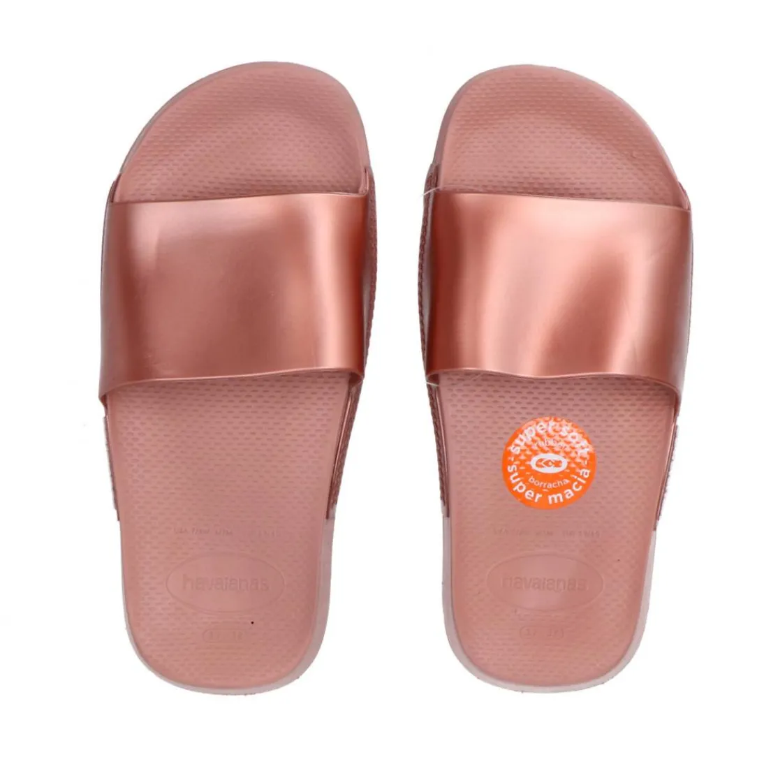 slide_classic_brasil_meta_0-1.webp Havaianas Donna Scarpe Mare | Scarpe Mare-SLIDE CLASSIC BRASIL METALLIC Rosa