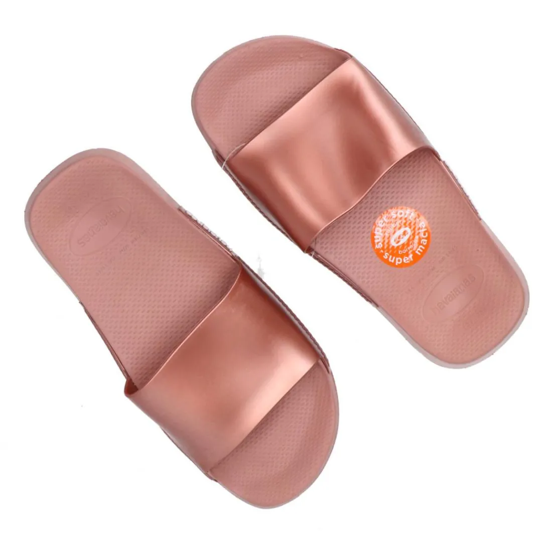 slide_classic_brasil_meta_1-1.webp Havaianas Donna Scarpe Mare | Scarpe Mare-SLIDE CLASSIC BRASIL METALLIC Rosa