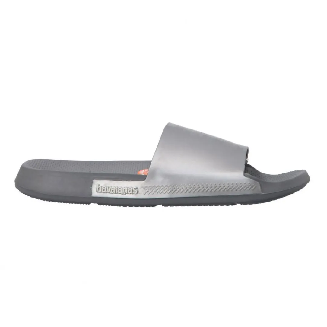 slide_classic_brasil_meta_2-2.webp Havaianas Donna Scarpe Mare | Scarpe Mare-SLIDE CLASSIC BRASIL METALLIC Grigio