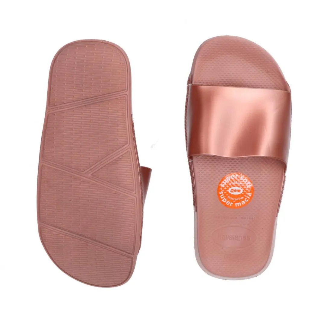 slide_classic_brasil_meta_3-1.webp Havaianas Donna Scarpe Mare | Scarpe Mare-SLIDE CLASSIC BRASIL METALLIC Rosa